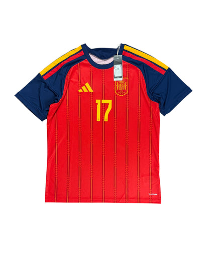 Spain 2026 Nico Williams Home Jersey