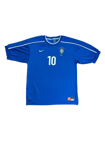 Brazil 1998 Rivaldo Away Jersey