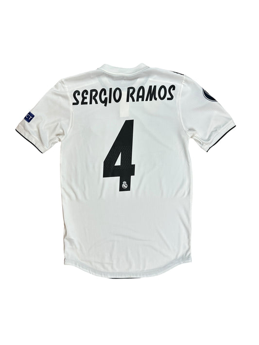 Real Madrid 2018/19 Sergio Ramos Home Jersey (Player Version)