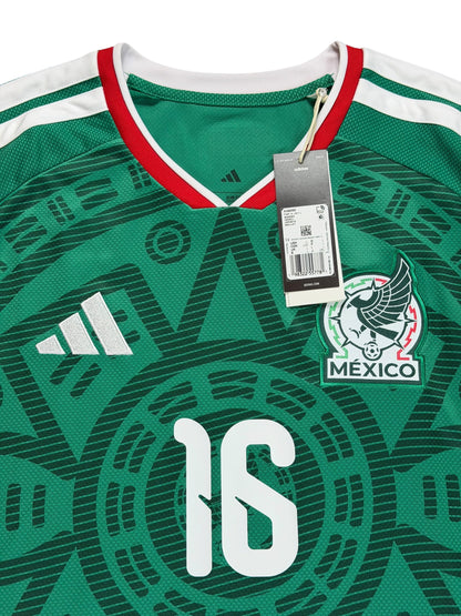 Mexico 2026 Quinones Long Sleeve Home Jersey