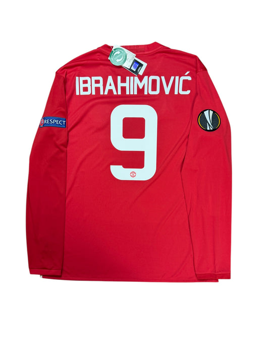 Manchester United 2016/17 Ibrahimovic Long Sleeve Home Jersey