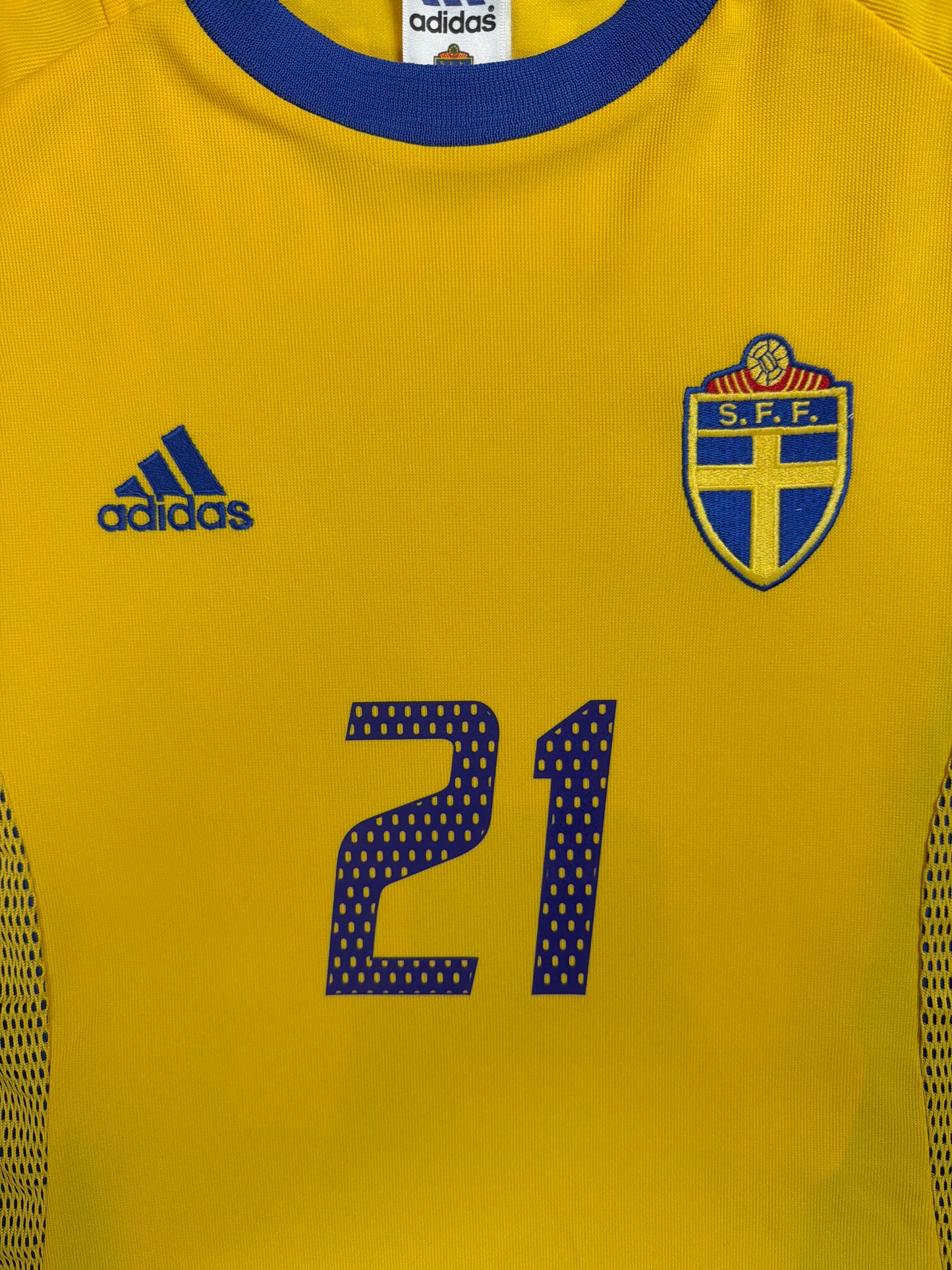 Sweden 2002 Ibrahimovic Home Jersey