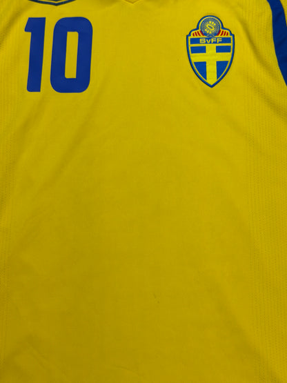 Sweden 2008 Ibrahimovic Home Jersey
