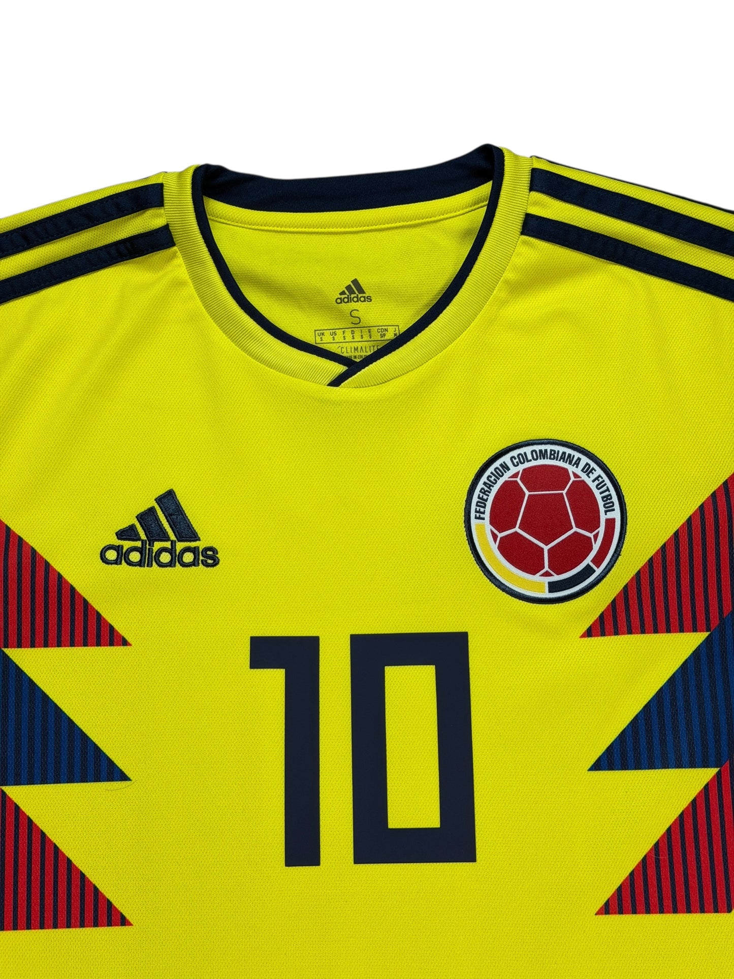 Colombia 2018 James Rodriguez Home Jersey
