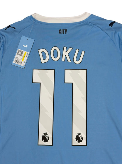 Manchester City 2025/26 Doku Home Jersey