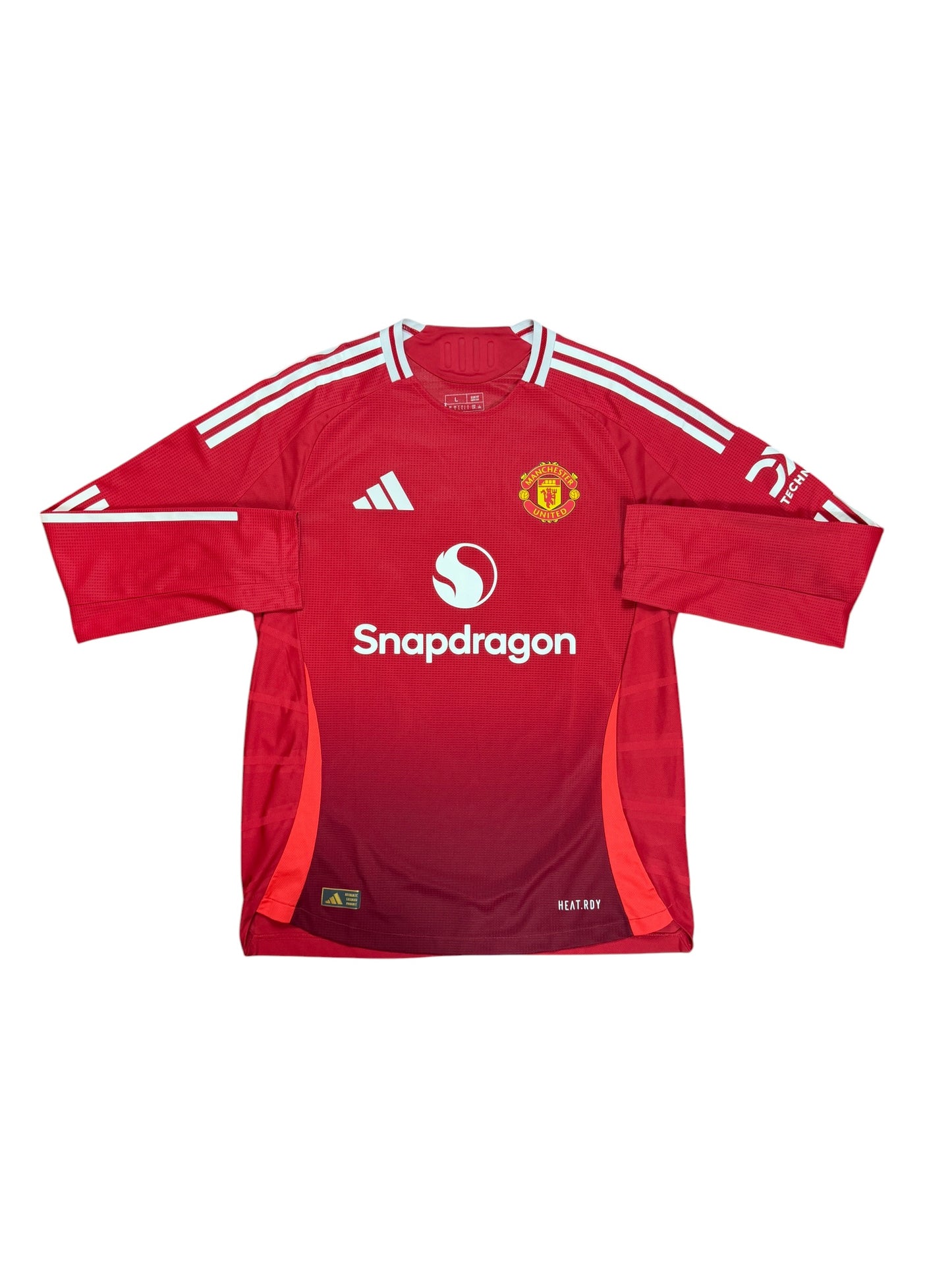Manchester United 2024/25 Mainoo Long Sleeve Home Jersey (Player Version)