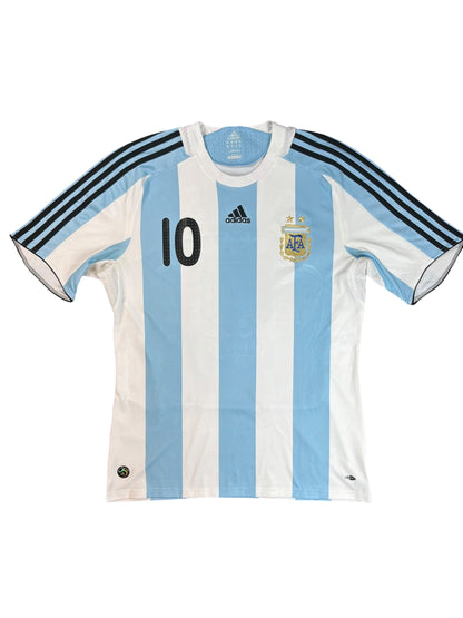 Argentina 2008 Messi Home Jersey