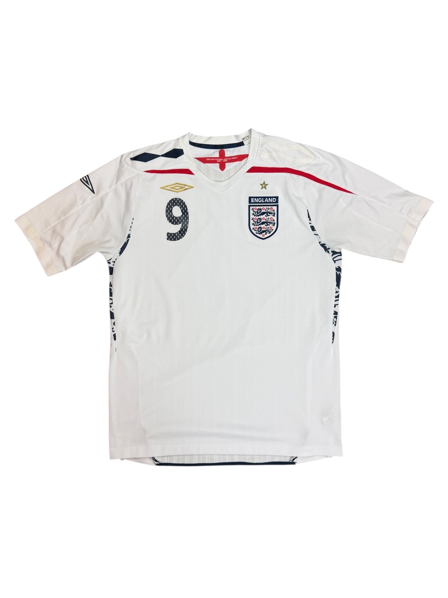 England 2007/09 Rooney Home Jersey