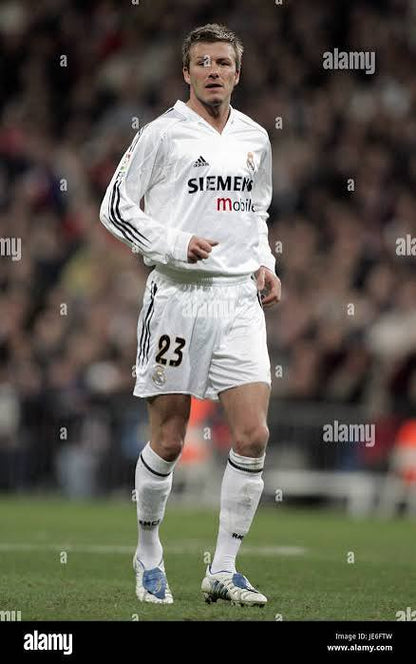 Real Madrid 2005/06 Beckham Home Jersey