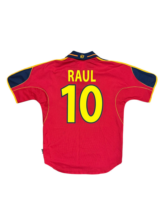Spain 2000 Raul Home Jersey