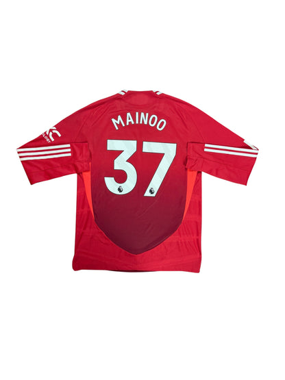 Manchester United 2024/25 Mainoo Long Sleeve Home Jersey (Player Version)