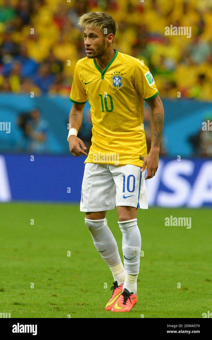 Brazil 2014 Neymar Home Jersey