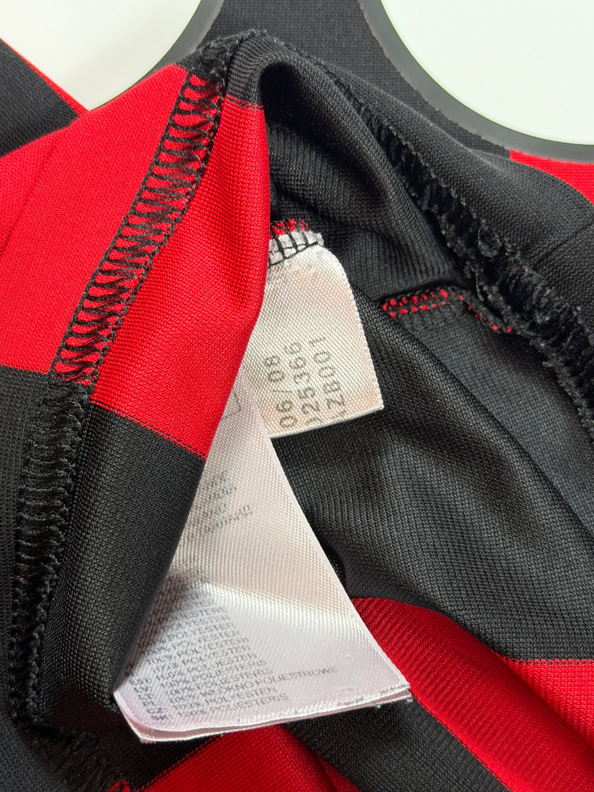 Ac Milan 2008/09 Ronaldinho Long Sleeve Home Jersey