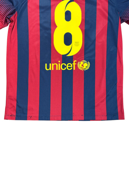 Barcelona 2013/14 Iniesta Home Jersey