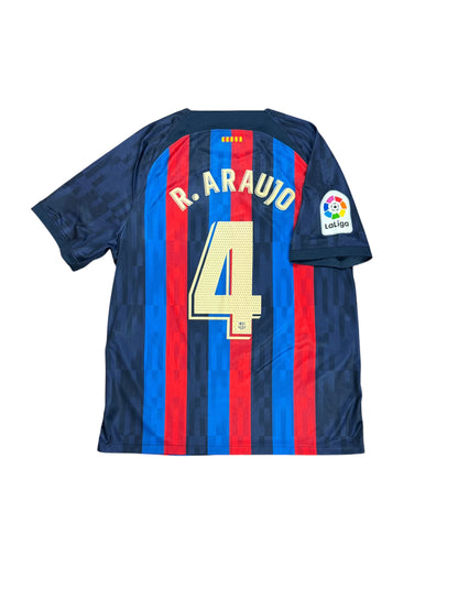 Barcelona 2022/23 Araujo Home Jersey