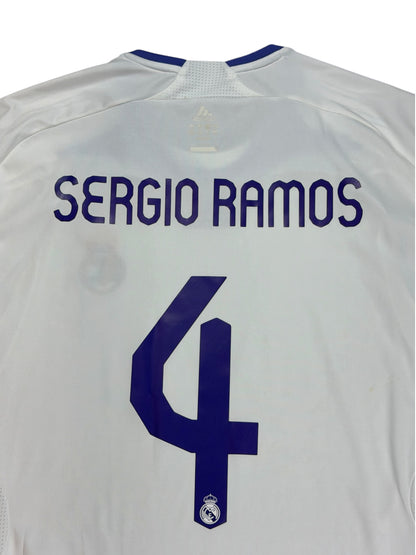 Real Madrid 2007/08 Sergio Ramos Home Jersey