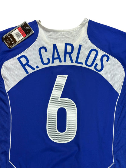 Brazil 2004 Roberto Carlos Away Jersey