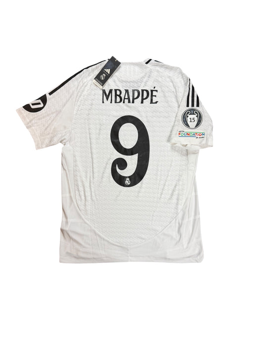 Real Madrid 2024/25 Mbappe Home Jersey (Player Version)
