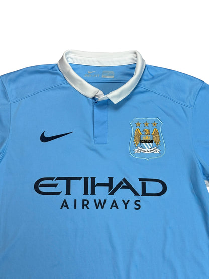 Manchester City 2015/16 Aguero Home Jersey