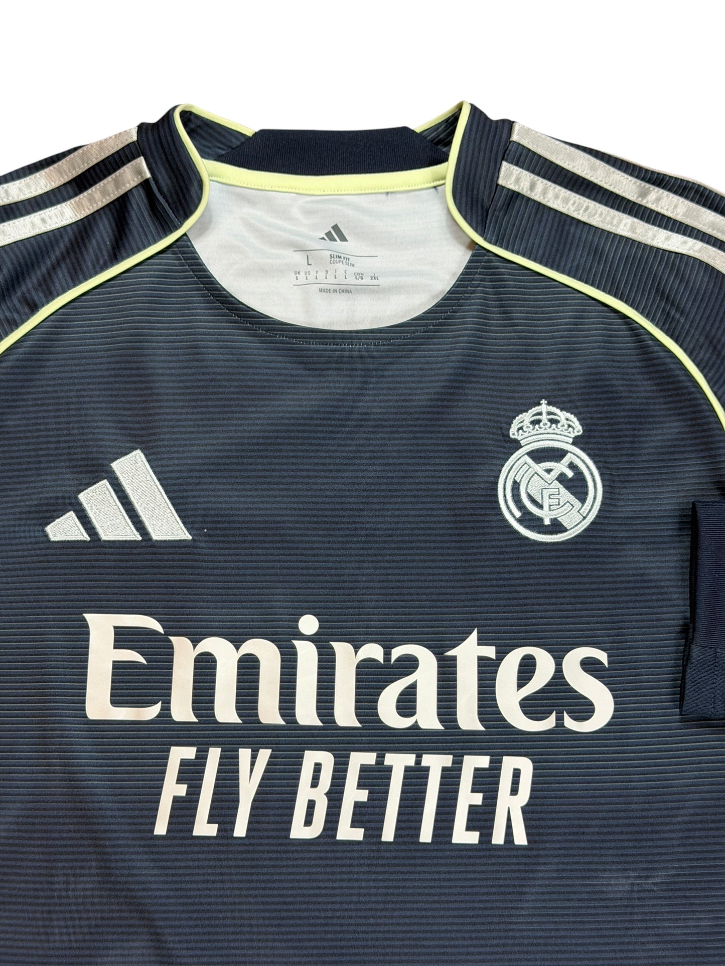 Real Madrid 2025/26 Vini Jr Long Sleeve Away Jersey