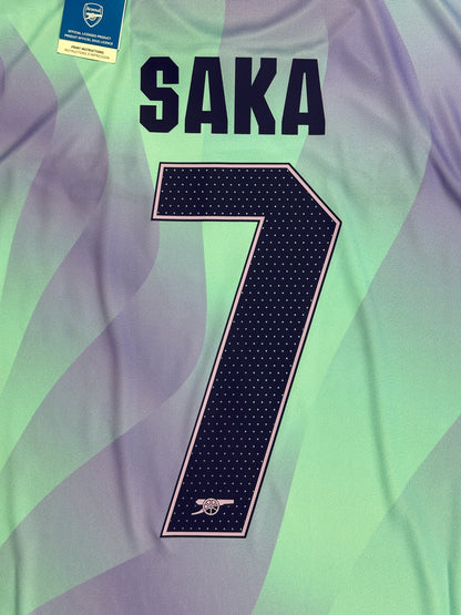 Arsenal 2024/25 Saka Long Sleeve Third Jersey