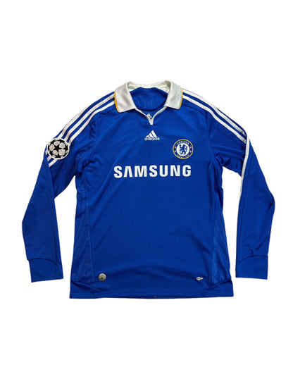 Chelsea 2008/09 Drogba Long Sleeve Home Jersey