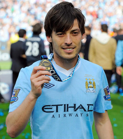 Manchester City 2011/12 David Silva Home Jersey