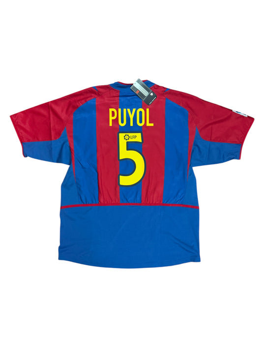 Barcelona 2002/03 Puyol Home Jersey