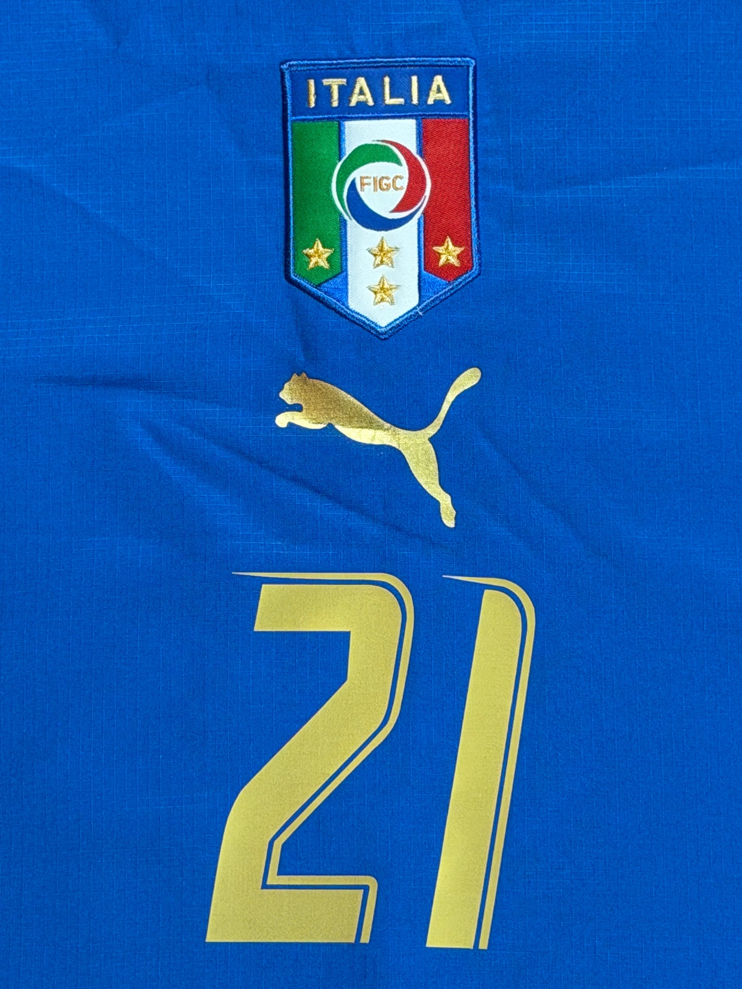 Italy 2006 Pirlo Home Jersey