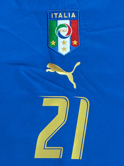 Italy 2006 Pirlo Home Jersey