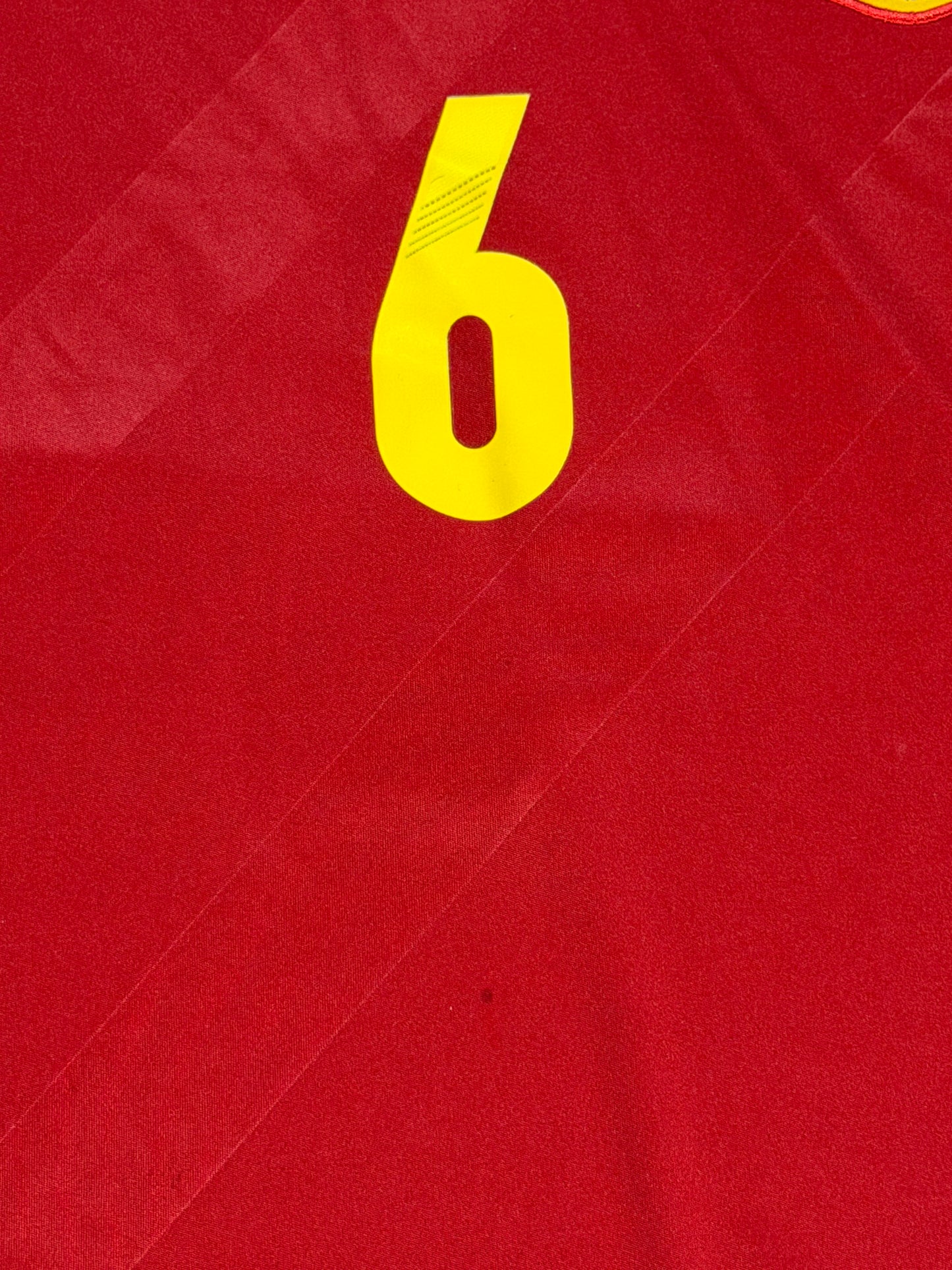 Spain 2012 Iniesta Home Jersey