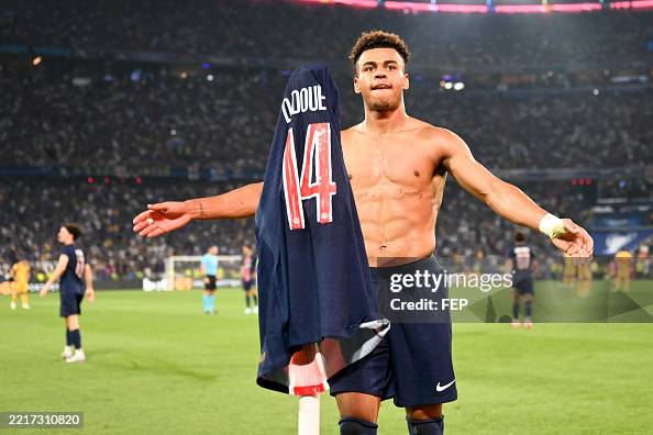 PSG 2024/25 Doue Home Jersey (Player Version)