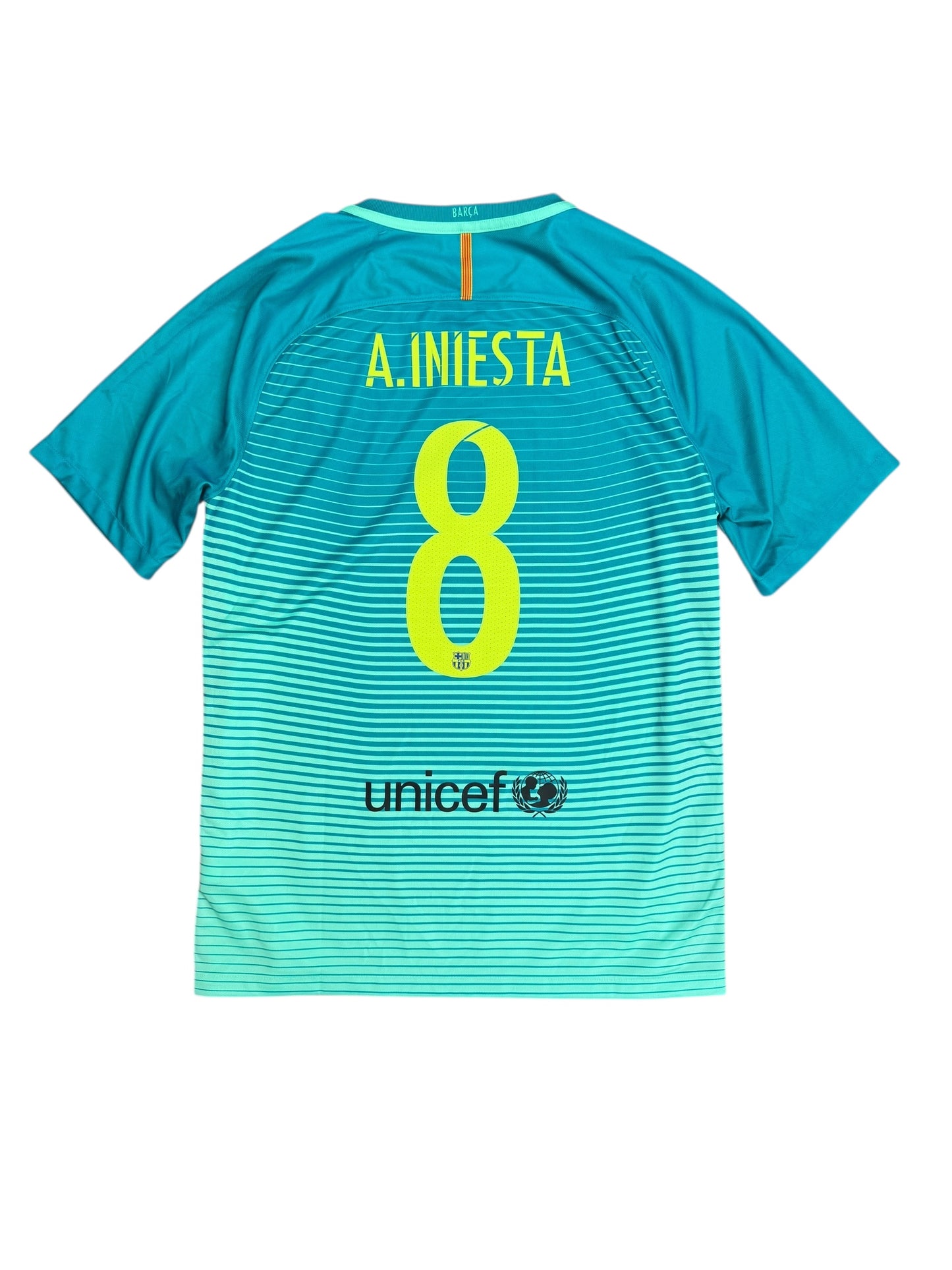 Barcelona 2016/17 Iniesta Third Jersey