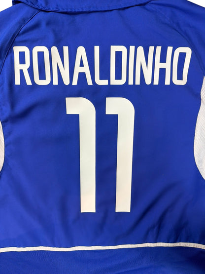 Brazil 2002 Ronaldinho Away Jersey