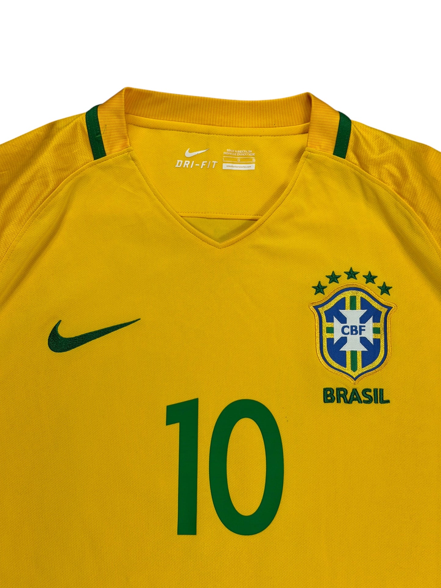 Brazil 2016 Neymar Home Jersey