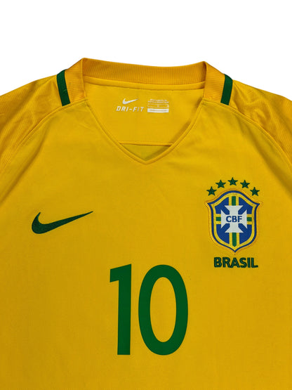 Brazil 2016 Neymar Home Jersey