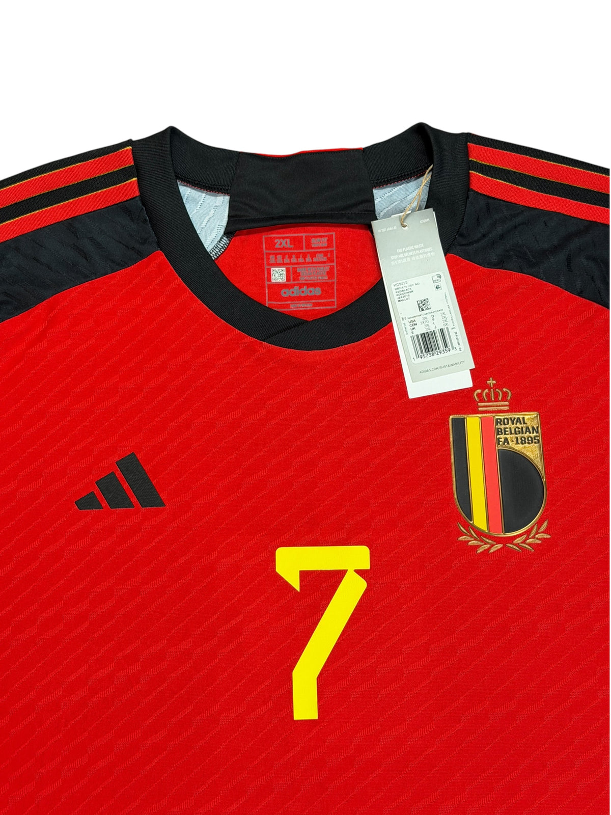 Belgium 2022 De Bruyne Home Jersey (Player Version)