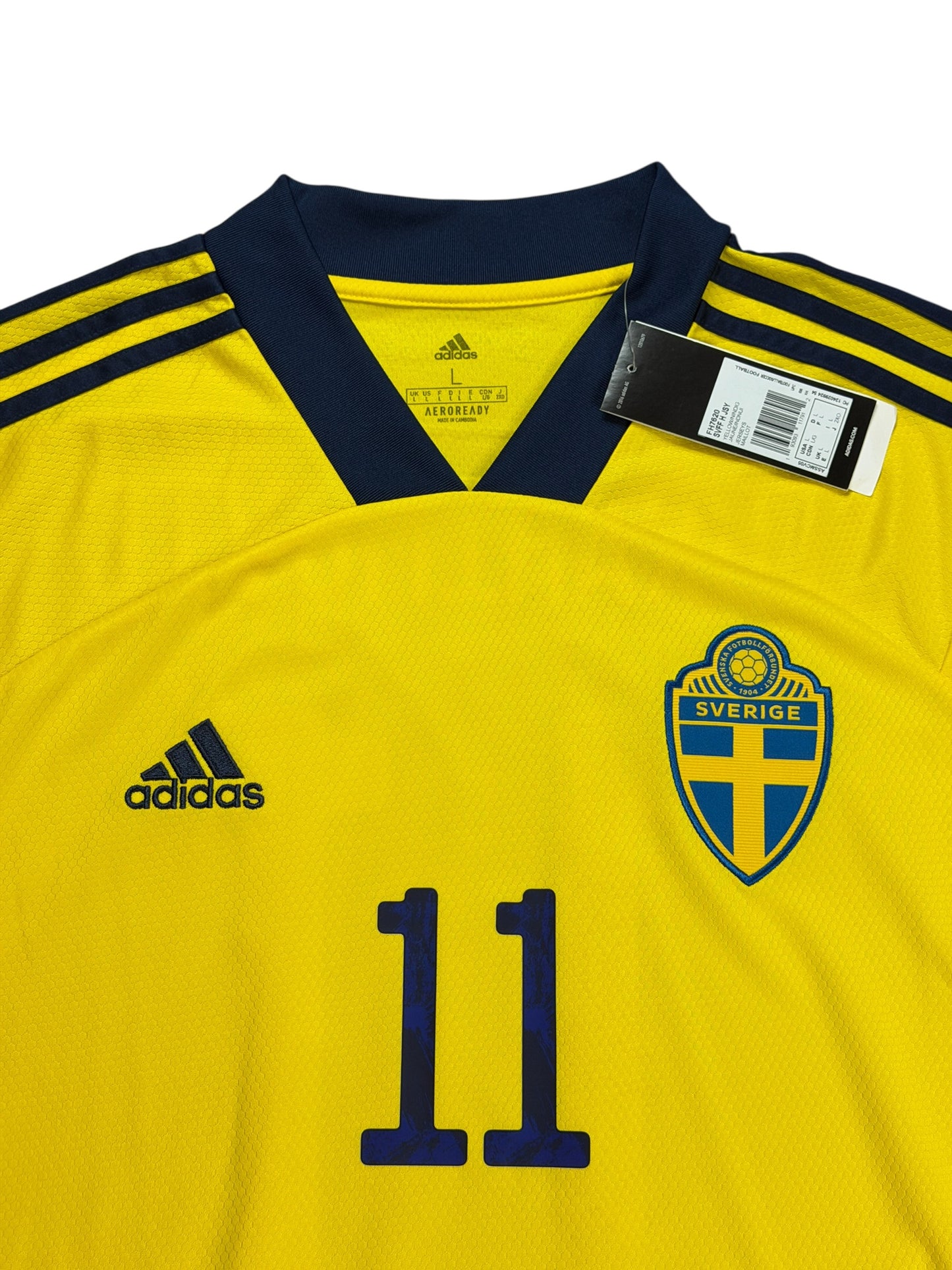 Sweden 2020 Ibrahimovic Home Jersey