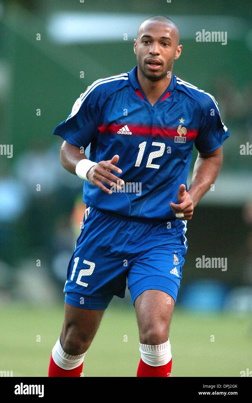 France 2004 Henry Home Jersey