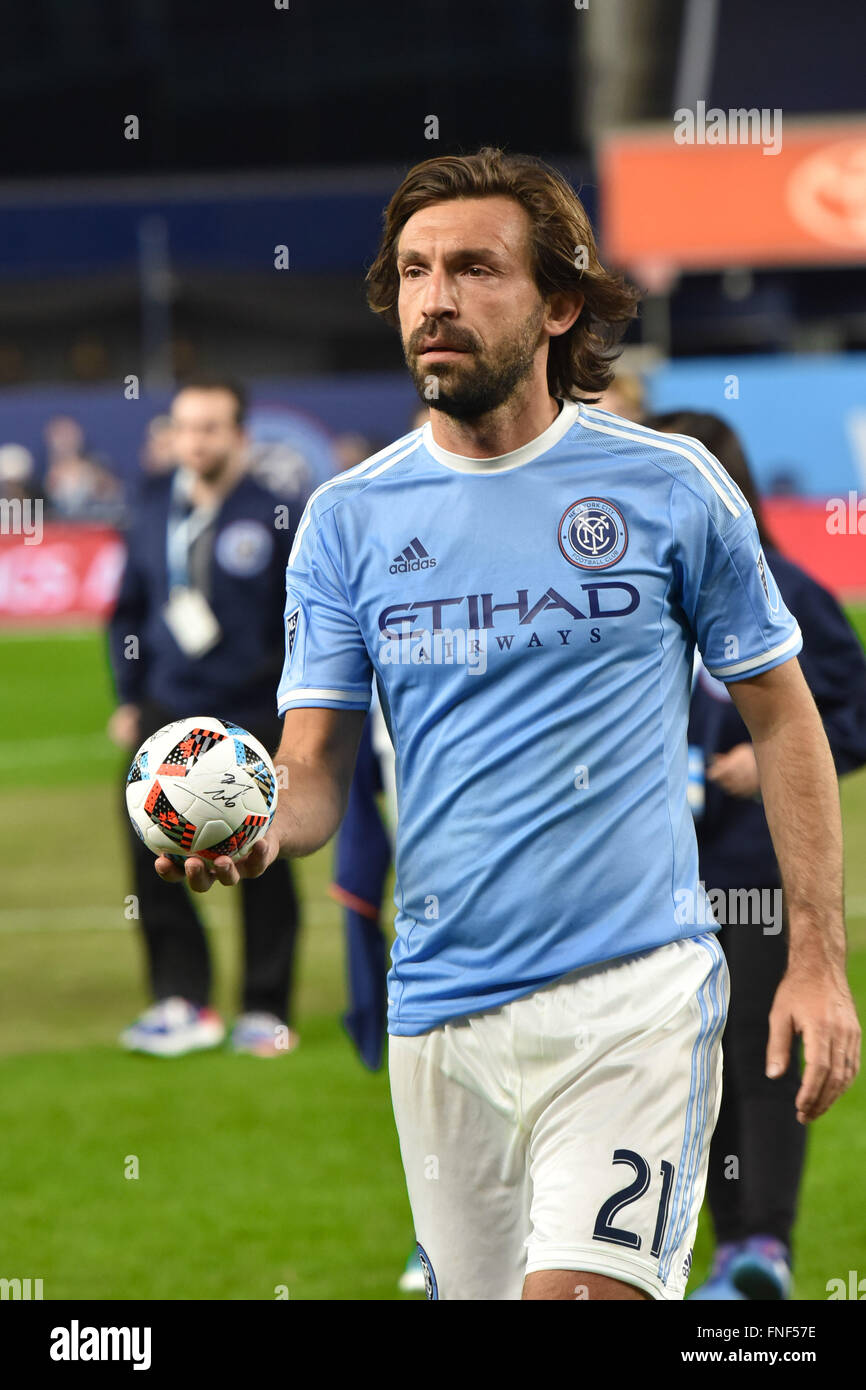 New York FC is 2015/16 Pirlo Home Jersey (Player Version)