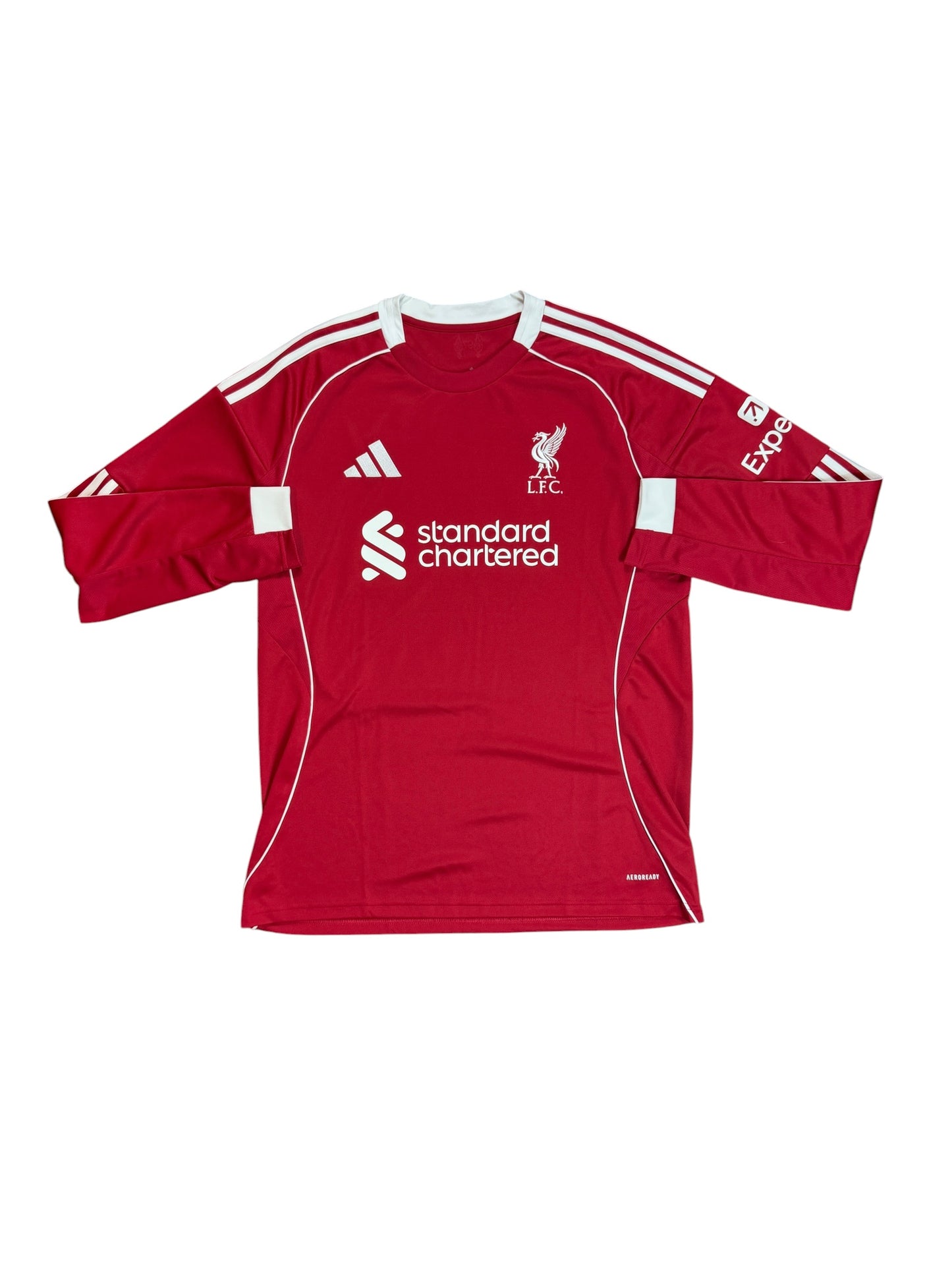 Liverpool 2025/26 Ekitike Long Sleeve Home Jersey