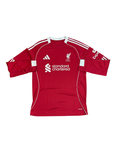 Liverpool 2025/26 Ekitike Long Sleeve Home Jersey
