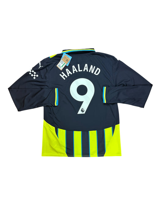 Manchester City 2024/25 Long Sleeve Haaland Away Jersey