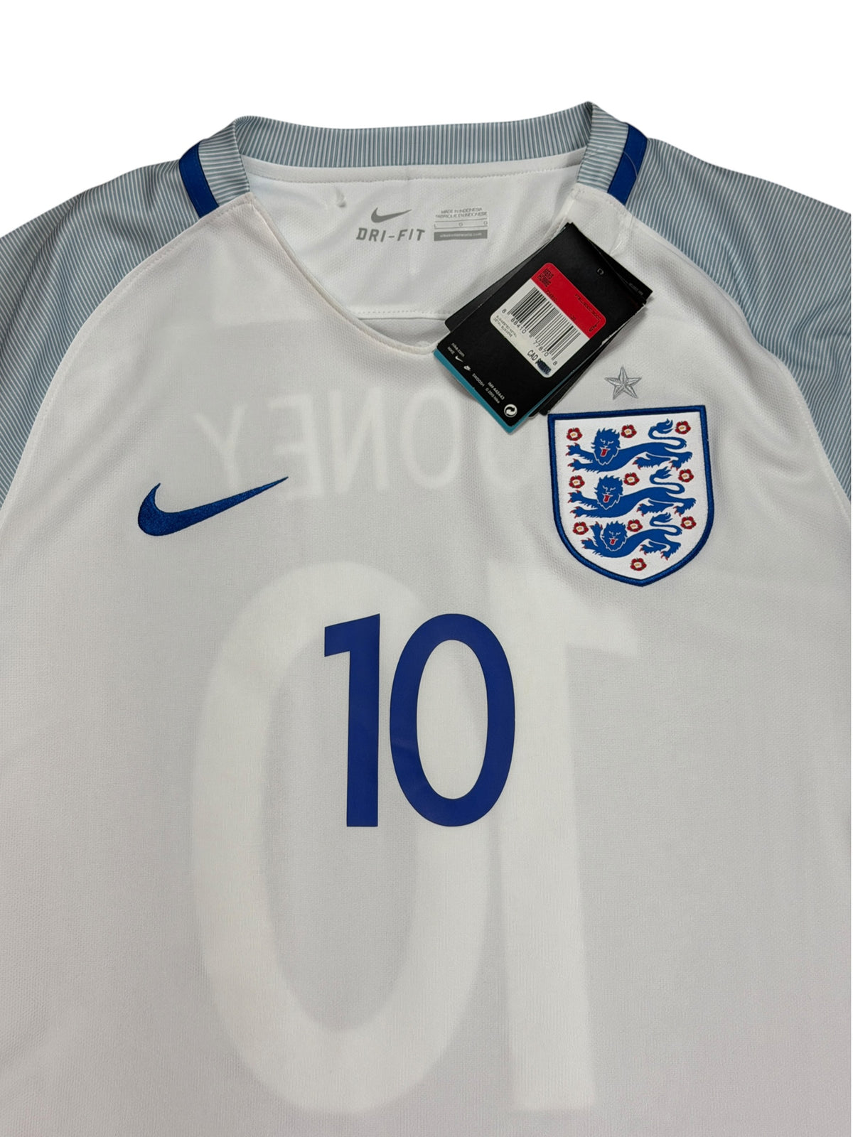 England 2016 Rooney Home Jersey