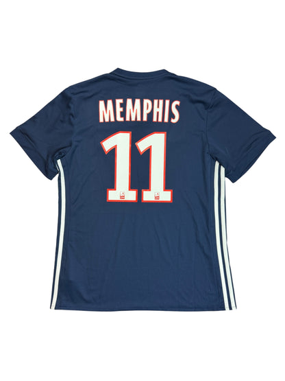 Lyon 2017/18 Memphis Depay Away Jersey