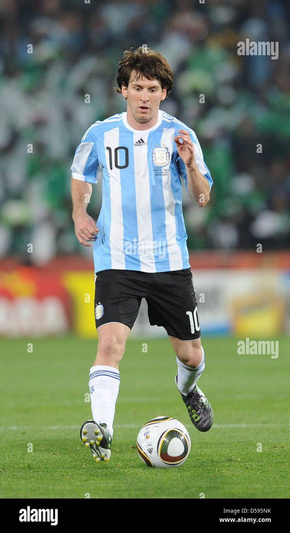 Argentina 2010 Messi Home Jersey