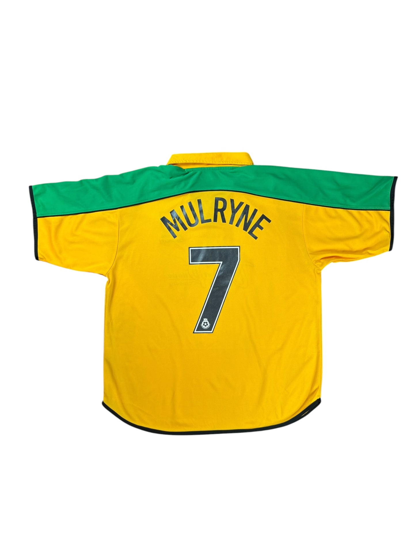 Norwich 2001/02 Mulryne Centenary Home Jersey