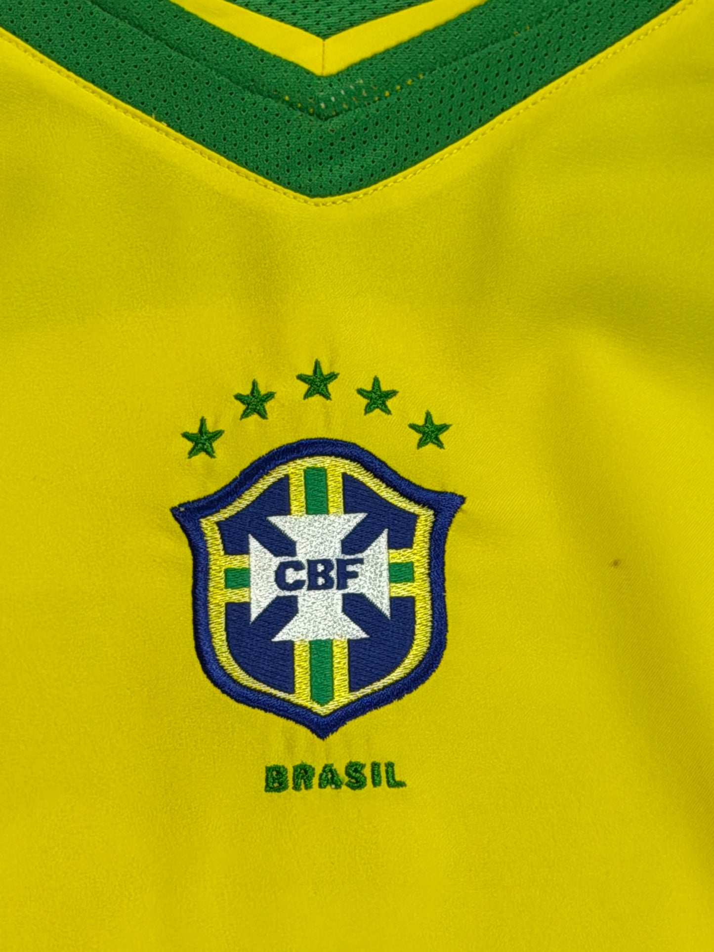 Brazil 2004 Ronaldinho Home Jersey