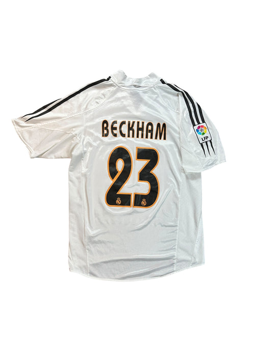 Real Madrid 2004/05 Beckham Home Jersey