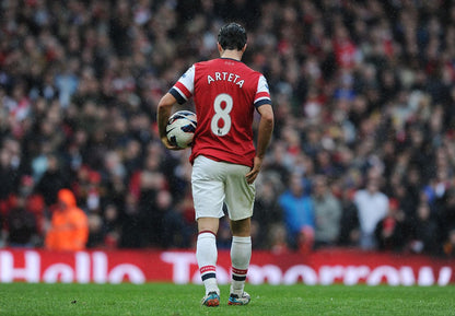 Arsenal 2013/14 Arteta Home Jersey